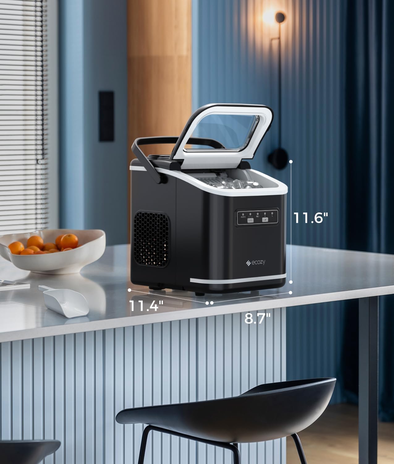 Ecozy Chillio Countertop Ice Maker IM-BS261C