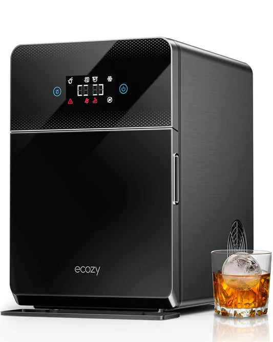 Ecozy Chillio 2" Clear Ice Ball Maker Vaultico Max IM-BM401C