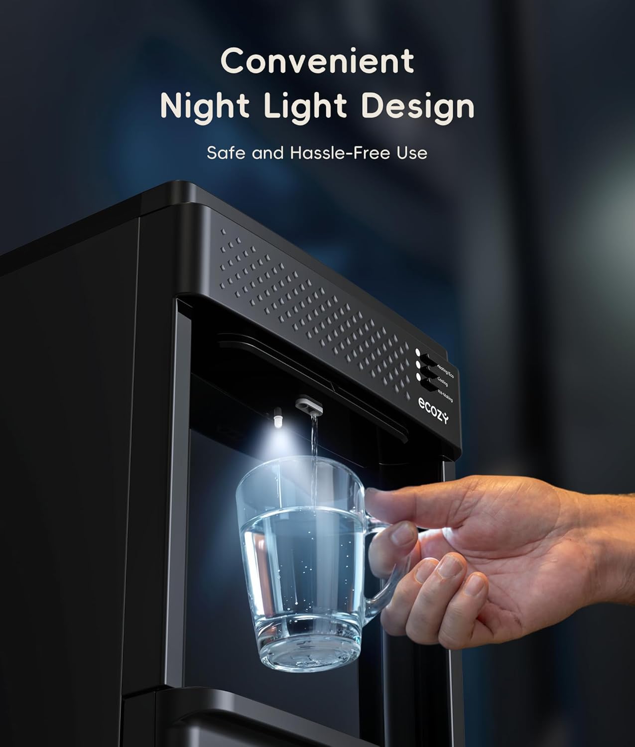 Ecozy Chillio 4-in-1 Water Dispenser with Ice Maker WC-BW342C