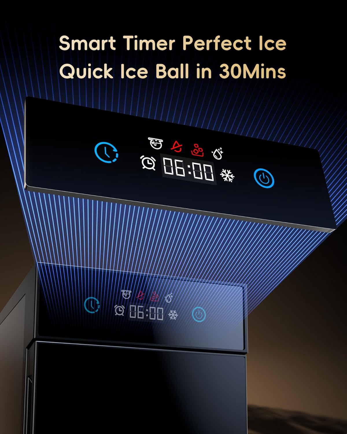 Ecozy Chillio 2.1" Clear Ice Ball Maker IM-BM102C