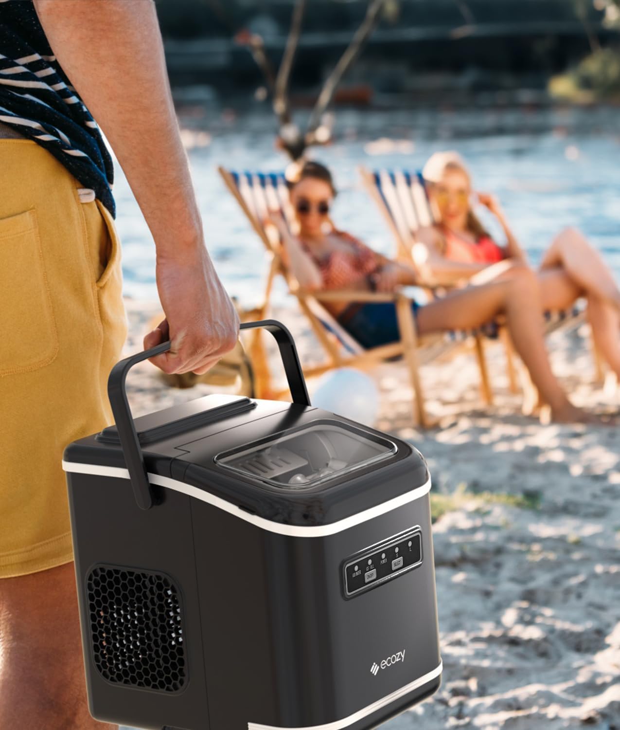 Ecozy Chillio Countertop Ice Maker IM-BS261C