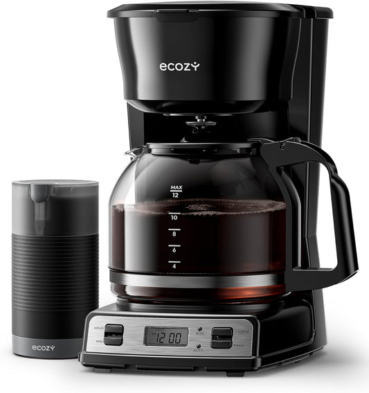 Ecozy Chillio 12-Cup Programmable Coffee Maker CM-DM122A