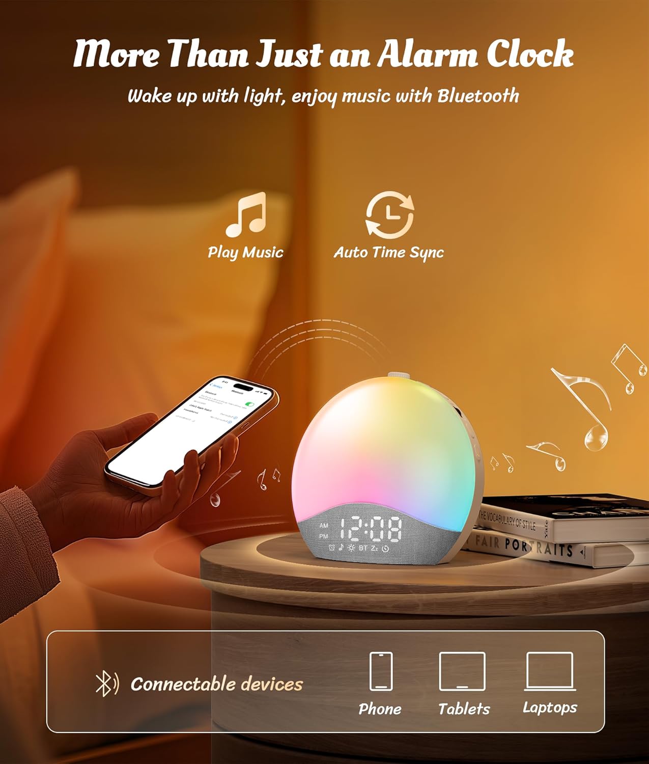 Ecozy Chillio Sunrise Alarm Clock AC-SCE60A