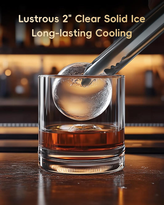 Ecozy Chillio 2" Clear Ice Ball Maker IM-BM401A