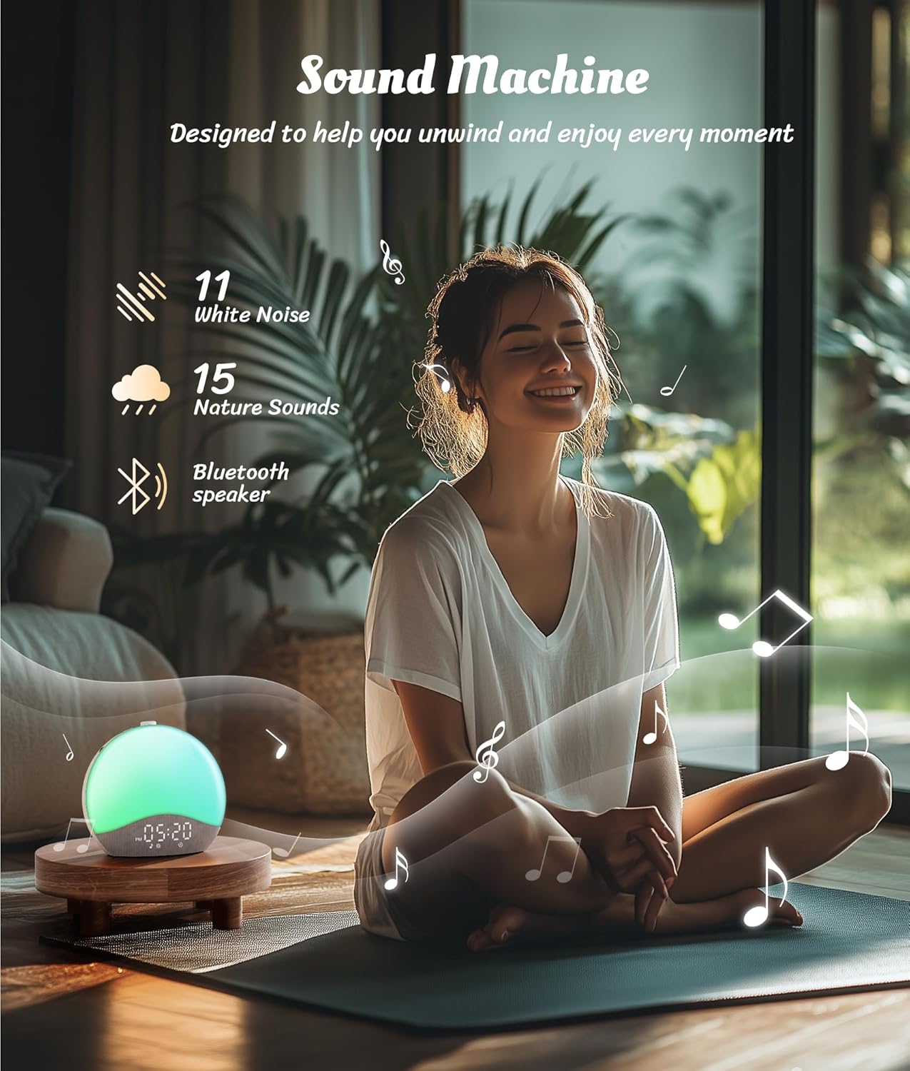 Ecozy Chillio Sunrise Alarm Clock AC-SCE60A