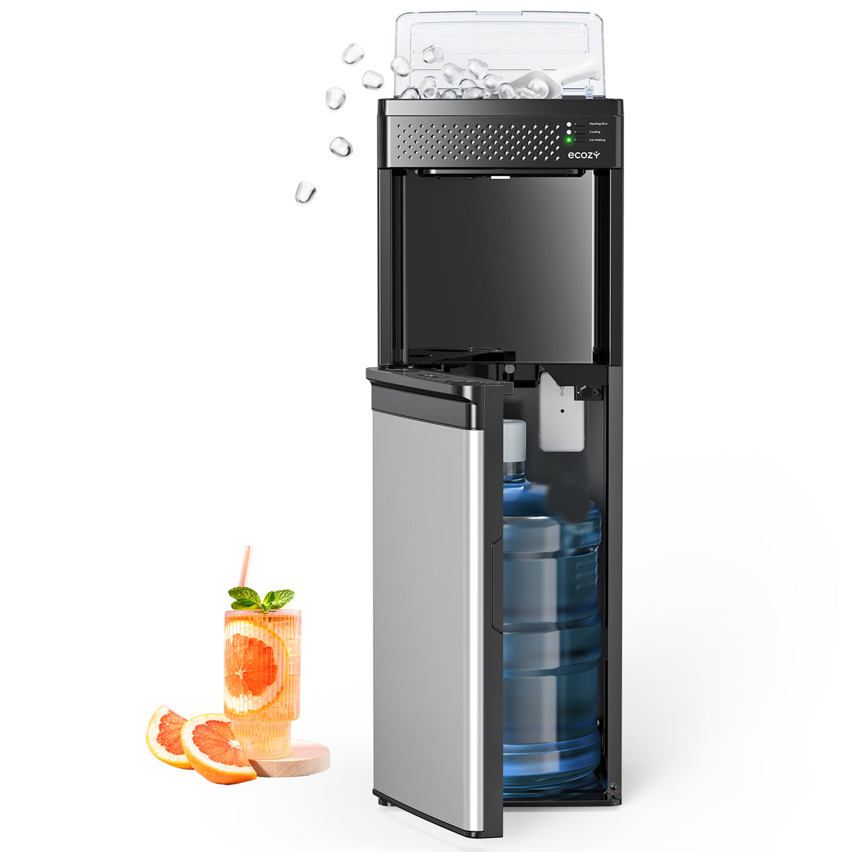 Ecozy Chillio 4-in-1 Water Dispenser with Ice Maker WC-BW342C